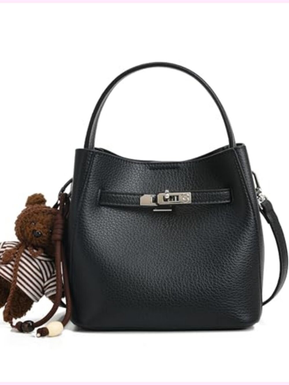 Small Crossbody Bag for Women, Fashion Top Handle Shoulder Purse with Lock